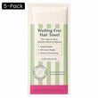 Rinse-Free Hair Cleansing Wipes for Waterless Hair Washing