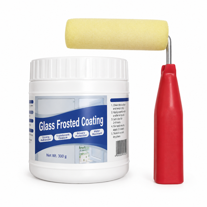 🪟 Frosted Glass Privacy Coating Kit – Water-Based Window Treatment