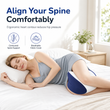 Heart-Shaped Memory Foam Knee Pillow for Side Sleepers