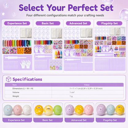 💞50K+ SOLD! 🧪DIY Squeeze Ball Making Kit – mix colorful clay & sparkling fillers, leak-proof slow-rising fun. No-mess craft for kids! 🎨✅