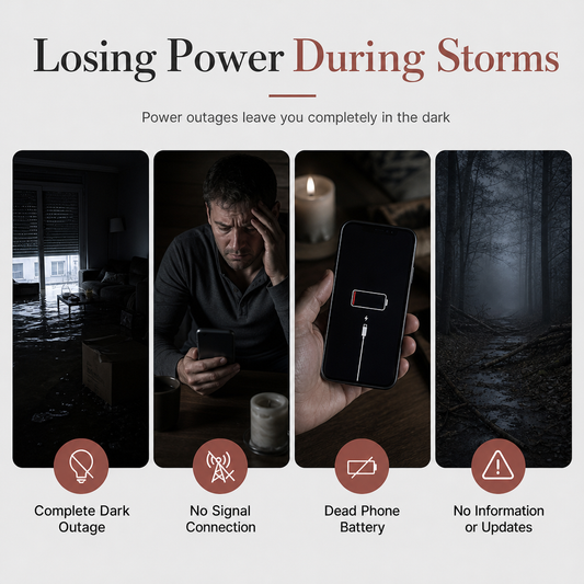 📻 Emergency Solar Hand Crank Radio – AM/FM & NOAA Weather Alerts