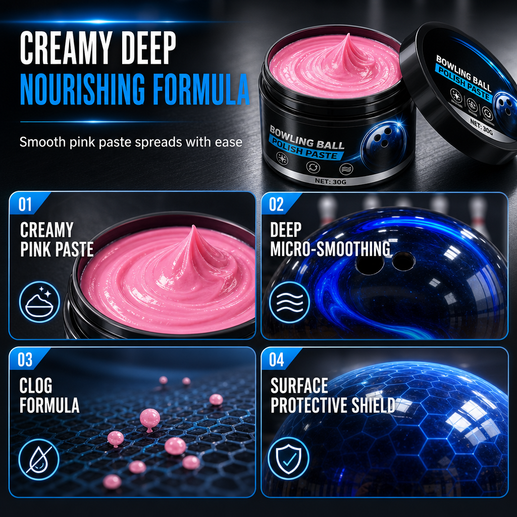 🎳 Bowling Ball Polishing Paste | Surface Shine & Maintenance