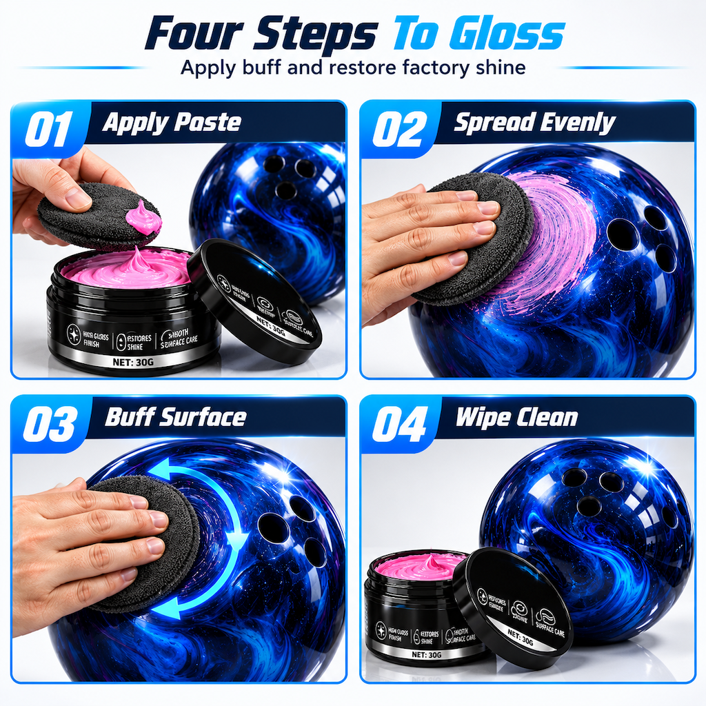 🎳 Bowling Ball Polishing Paste | Surface Shine & Maintenance