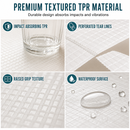 Easy Tear Non Slip Drawer Liner No Measurement Required Tear to Fit Mat for Desks and Shelves