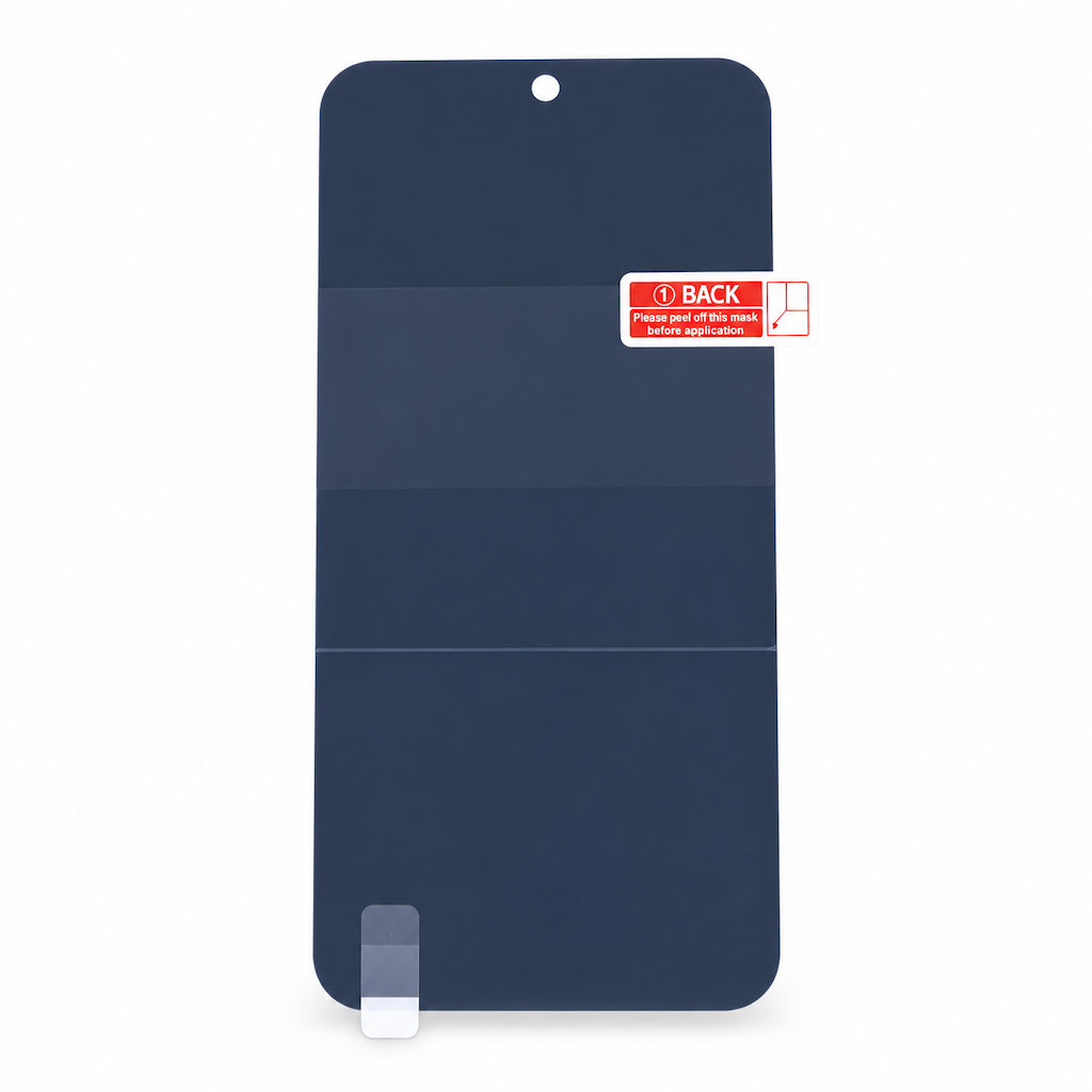 Gradient Privacy Hydrogel Screen Protector Colorful Anti TPU Film with Easy Installation Positioning Sticker Compatible with 18 Pro Max 17 Air 16 15 14 Series