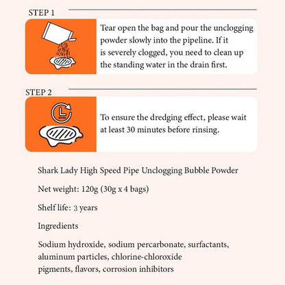 ⏳Multi-Use Powerful Anti-Clog Drain Cleaner Powder
