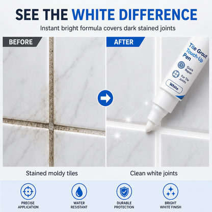White Tile Grout Repair Pen