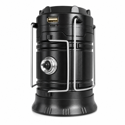 Portable Solar LED Camping Lantern for Outdoor and Emergency Use