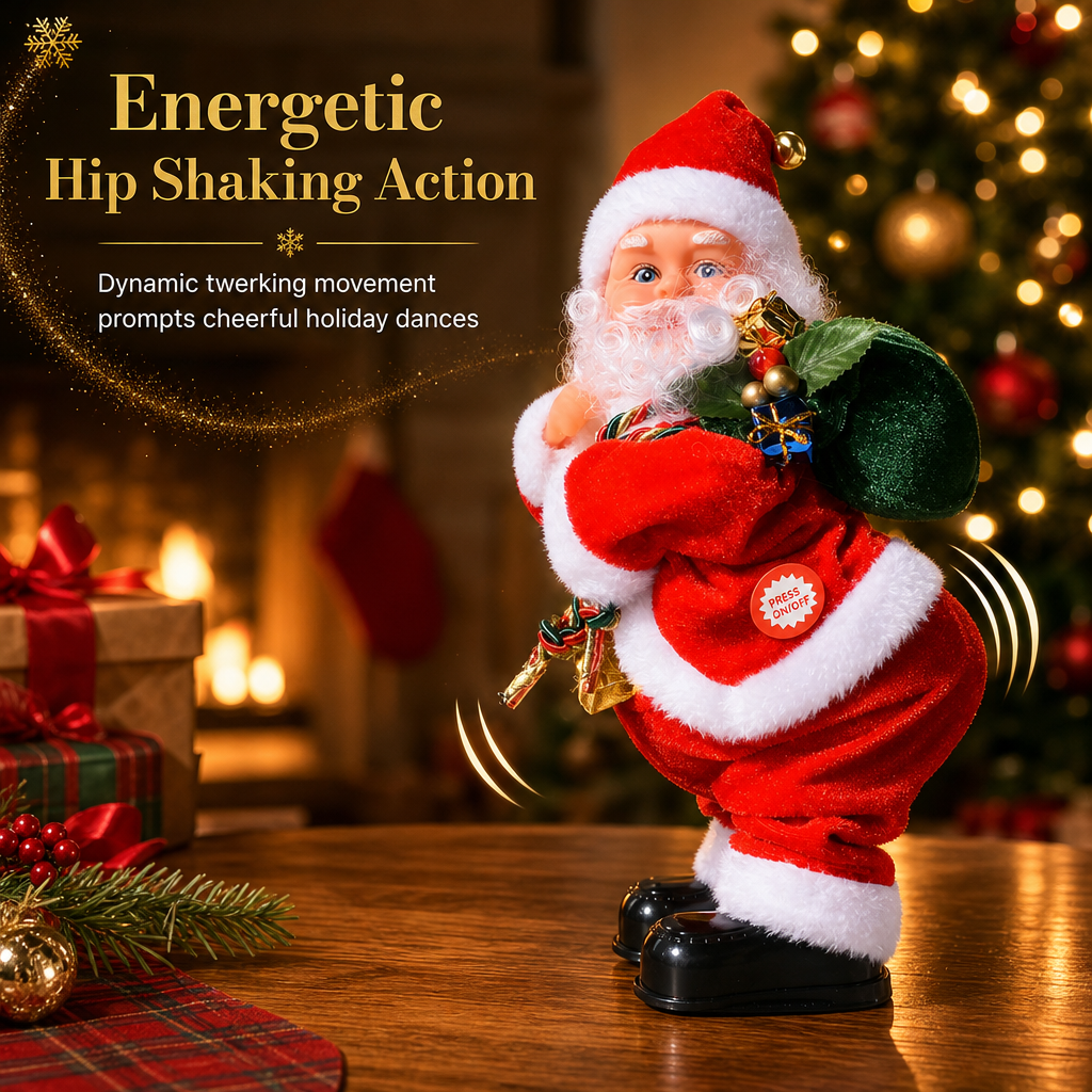 Dancing Santa Claus Toy for Christmas Decorations