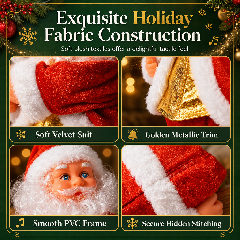 Dancing Santa Claus Toy for Christmas Decorations