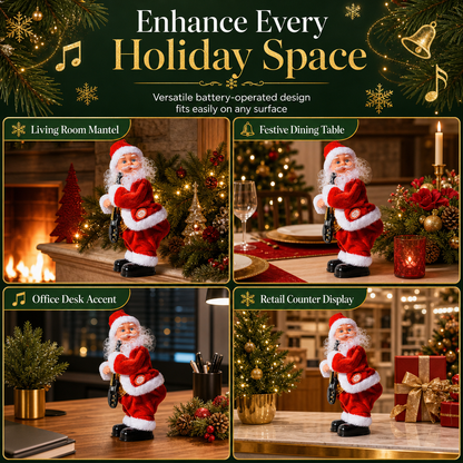 Dancing Santa Claus Toy for Christmas Decorations