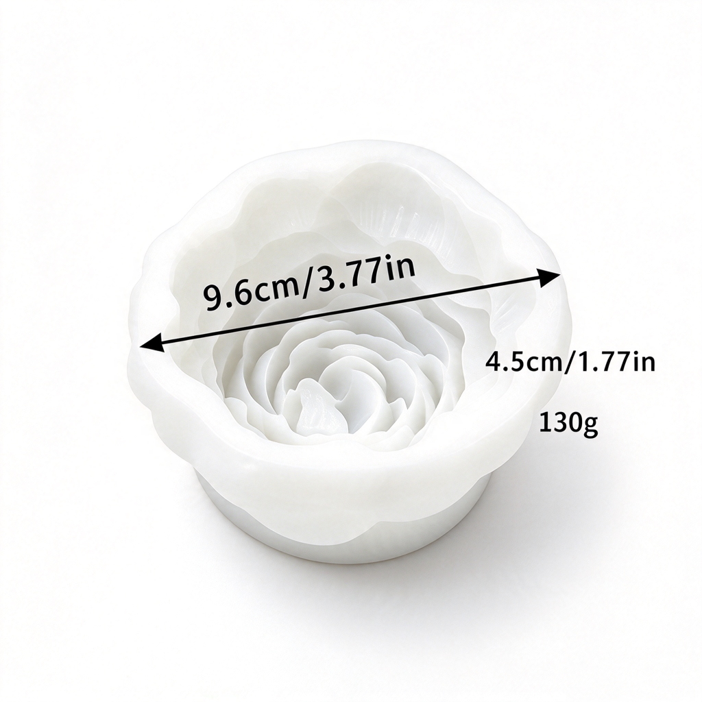 Peony Flower Silicone Mold for Cake