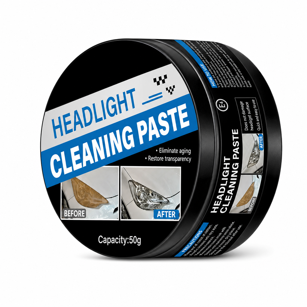 🚗Car Headlight Restoration Paste and Polishing Cream for Removing Oxidation Yellowing and Haziness