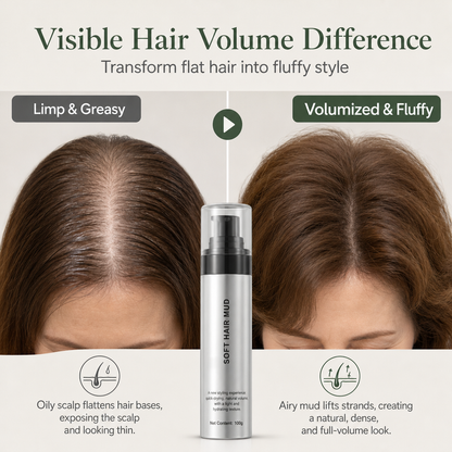 Men's Long Lasting Soft Hair Clay Volumizing and Refreshing Styling Hair Wax 100g