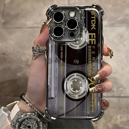 🔥Hot Sale 49% off🌟📼 Retro Cassette Player Pattern Silicone Phone Case Applicable to the iPhone/Galaxy series