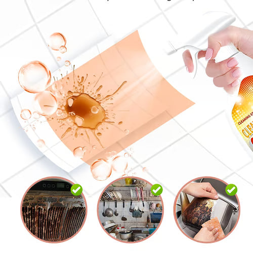 🔥Hot Sale 50% Off🔥💥Heavy-Duty Kitchen Degreaser Foam Cleaner Spray💥🔥