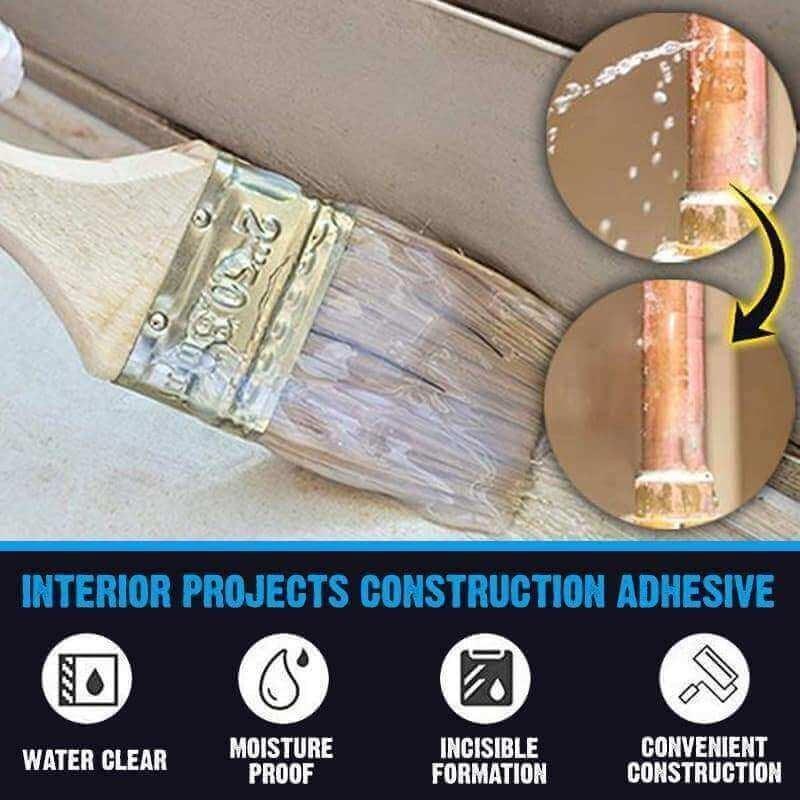 🥳2026 HOT SALE🥳💞50K+ SOLD! 💧🛡️ 50% OFF! Waterproof Insulation Sealant + Brush – seals cracks & leaks instantly. Invisible, non-toxic, for tiles, wood & metal. DIY fix, save £100s! 🔧💪