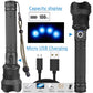 LED Rechargeable Tactical Laser Flashlight 160000 High Lumens