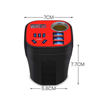 Car Mounted Cup Type Inverter Converter QC Charger ✨Big Sale 60% ✨