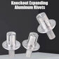 50PCS Knock-type Expansion Aluminum Alloy Rivets