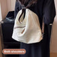 Large Capacity Leather Bucket Bag