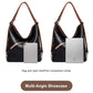 Large Capacity Leather Bucket Bag