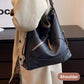 Large Capacity Leather Bucket Bag